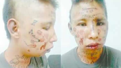 Lo confundieron con un traficante de una banda rival y le tatuaron la cara