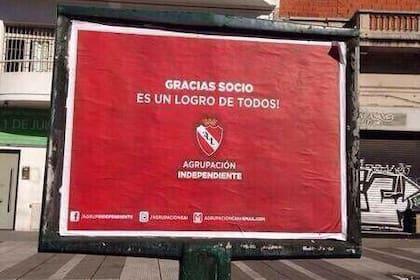 Lo hizo agrupación Independiente