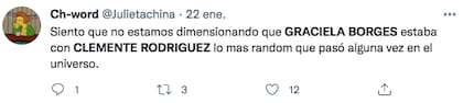 "Lo más random que pasó alguna vez en el universo" dijo un usuario de Twitter sobre el encuentro entre Graciela Borges y Clemente Rodríguez