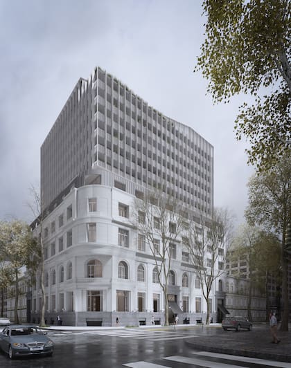 Lo mejor de la arquitectura del edificio antiguo convivirá con los nuevos seis pisos