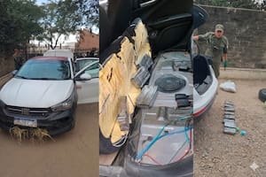 Condenaron a un sargento y a su hijo por trasladar 12 kilos de cocaína de Bolivia a Salta