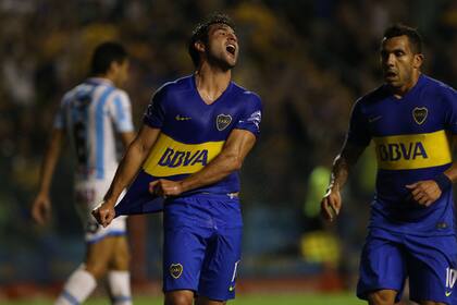 Lodeiro marcó el tercero para Boca