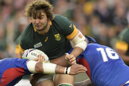 Lodewyk de Jager, de los Springboks, una de las figuras de los Cheetahs, el primer rival argentino en el Super Rugby