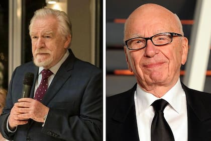 Logan Roy, el personaje de la serie de HBO, frecuentemente comparado al millonario mediático Rupert Murdoch