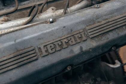 Logo de la firma italiana en el Ferrari 500 Mondial Spider