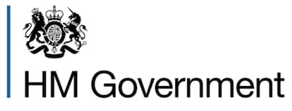 Logo gubernamental con la inscripción "Gobierno de Su Majestad"