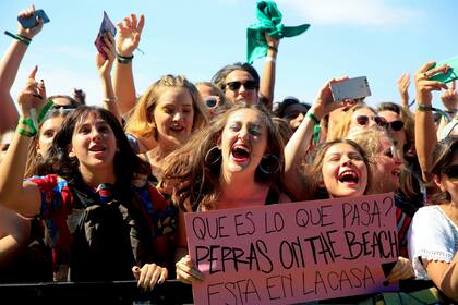 Los adolescentes, enorme mayoría en la población del festival