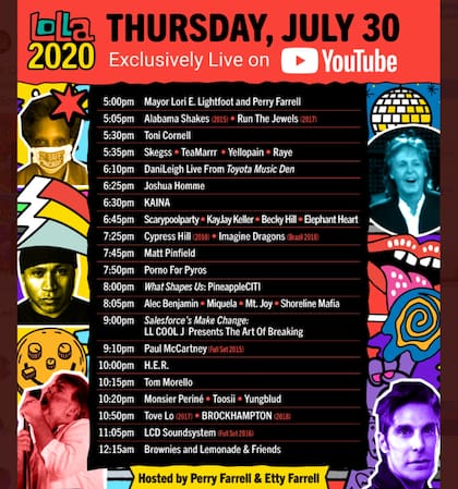 Lollapalooza virtual 2020, jueves