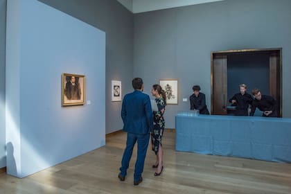 El Retrato de Edmond Belamy exhibido en Christies