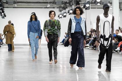 London Fashion Week Men fue un despliegue de diversidad en el concepto de masculinidades. En la foto, la colección de Per Götesson.