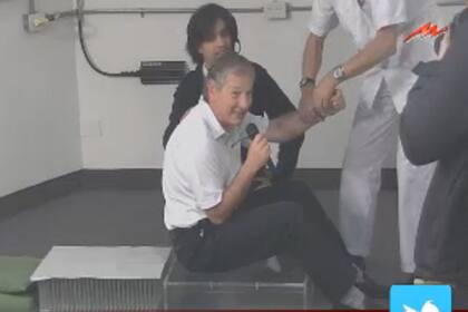 Longobardi se sienta para someterse a la prueba