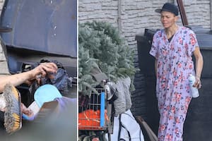 Loni Willison vive en la indigencia desde 2018 (Foto: Daily Mail)