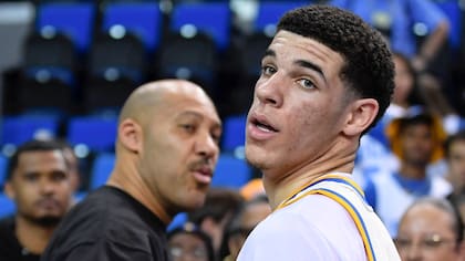 Lonzo Ball, y su padre LaVar