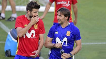 Lopetegui respaldó a Piqué