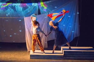 Lorena Lores y Ana María Cores, en Lejano resplandor de Luna