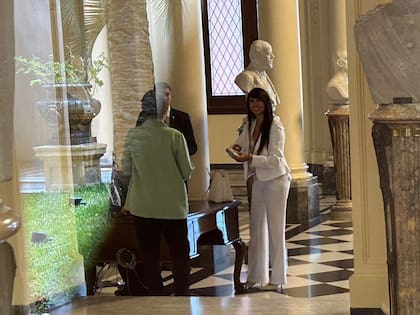 Lorena Villaverde, la última vez que se la vio en la Casa Rosada