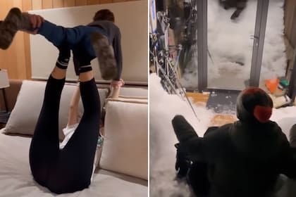 Lorenzo, el hijo que comparte con Marcelo Tinelli, la acompaña en sus vacaciones