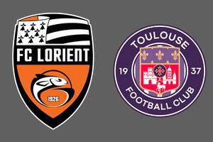 Toulouse venció por 2-1 a Lorient como visitante en la Ligue 1 de Francia