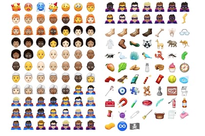 Los 157 emojis que estarán disponibles a partir de mañana; el del mate llega en 2019