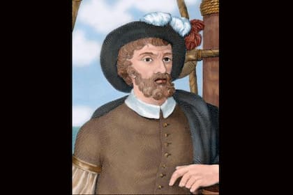 Ilustración a color de Juan Sebastián Elcano