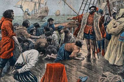 La desesperación de los marineros por las malas condiciones conllevó varios motines