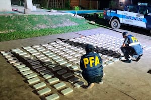 Los 281 kilos de cocaína secuestrados por la Policía Federal Argentina