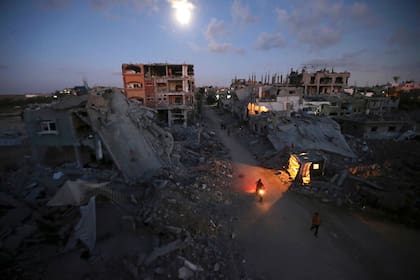 Los 50 días de guerra entre Hamas e Israel devastaron el barrio de Beit Hanoun, en el norte de la Franja de Gaza