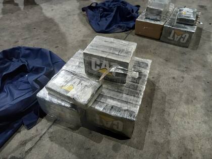Los 78,7 kilos de cocaína secuestrados en Zárate