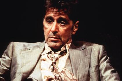 El actor Al Pacino aparece en una escena en la obra de Eugene O Neill "Hughie", en junio de 1999