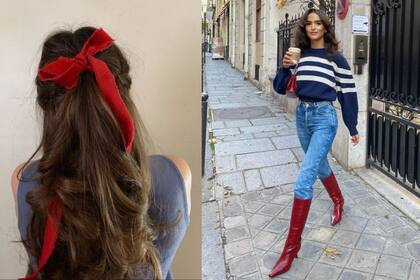 Los accesorios rojos ayudarán a elevar los looks de este año