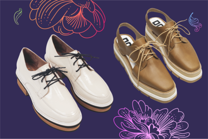 Los acordonados quedan especialmente bien con jeans Oxford o faldas largas