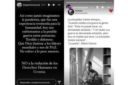 Los actores argentinos se manifestaron al respecto (Foto Instagram)