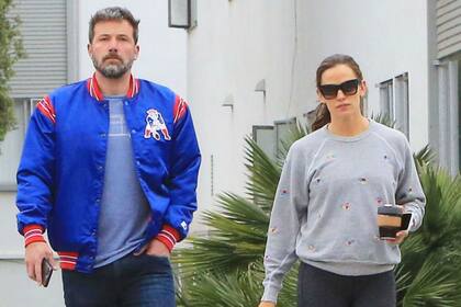 Affleck y Garner coincidieron días atrás en un partido de béisbol