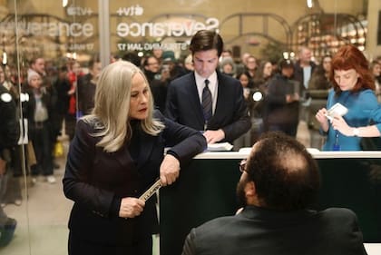 Los actores de la serie protagonizaron una escena en directo frente a una multitud de personas en el Estación Central