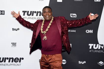 Tracy Morgan le puso mucho humor a su paso frente a los fotógrafos