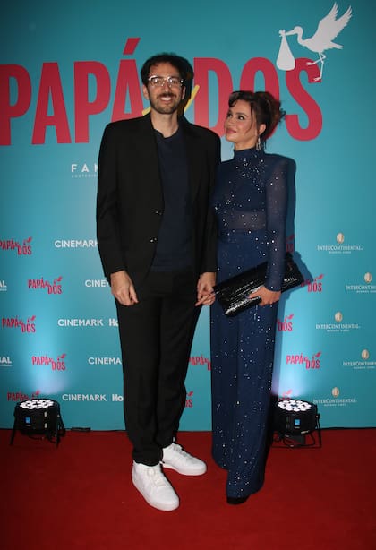 Los actores en la Avant Premiere Papa x Dos