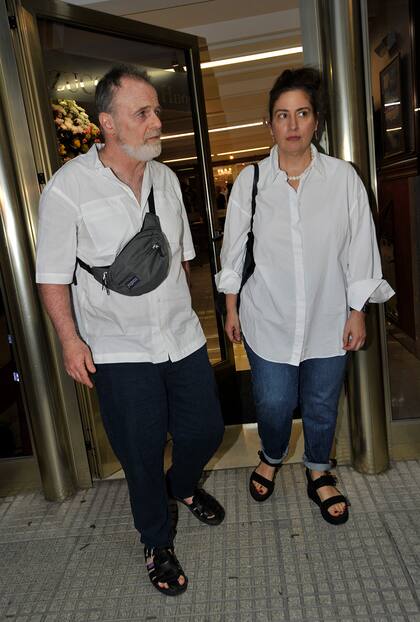 Los actores Luis Machín y Muriel Santa Ana