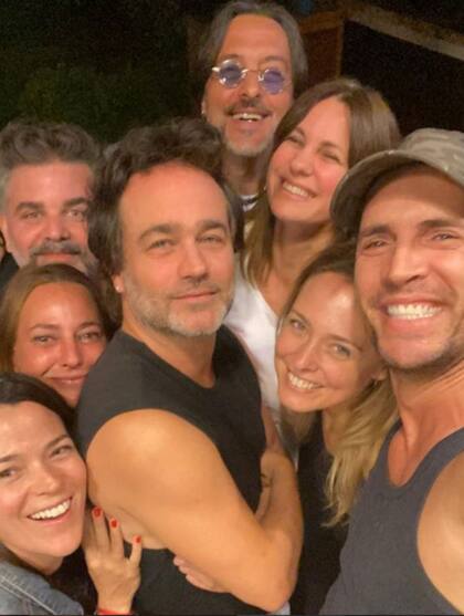Los actores subieron las fotos de su reencuentro en Instagram