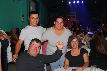 Los acusados Emerenciano Sena, Marcela Acuña, Gustavo Obregón y Fabiana González