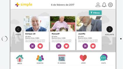 Los adultos mayores pueden buscar pareja