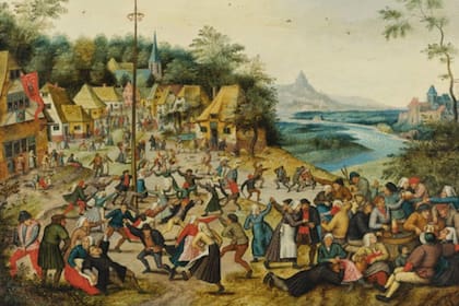 Los afectados fueron trasladados a la capilla de San Vito, creyendo que el poder de la religión los curaría