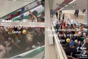 Las imágenes de los hinchas mexicanos en el metro de Qatar que recorrieron el mundo