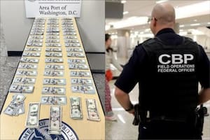 Intentaron salir de Washington con casi US$100.000 escondidos, pero la CBP los descubrió
