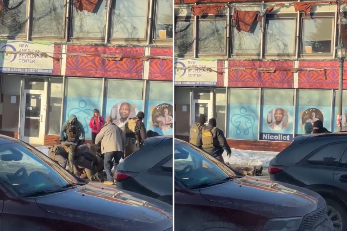 O momento em que agentes de imigração atiraram e mataram um homem durante protestos em Minneapolis