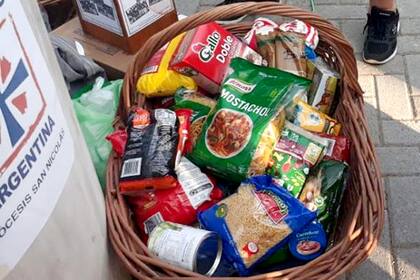 Los alimentos distribuidos por la Iglesia llegaron a familias de casi todo el país