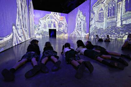 Los alumnos del colegio St. Patricks se prepararon con sus maestros para hacer la visita: conocían de antemano la biografía del célebre pintor