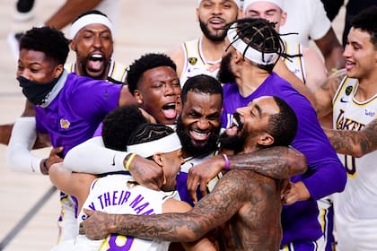 Los Angeles Lakers se consagraron campeones de la temporada 2019/20, que terminó en una 'burbuja' en Disney por la pandemia de Covid-19