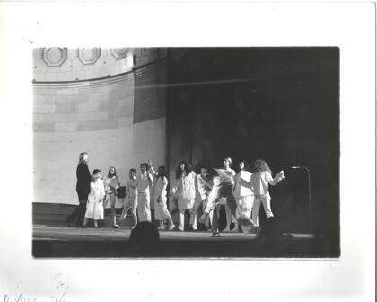 Los "ángeles" que participaron de Imago Flowing en 1974
