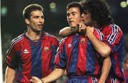 Los años de Catalunya: con Luis Enrique, compañero también en el curso de técnicos