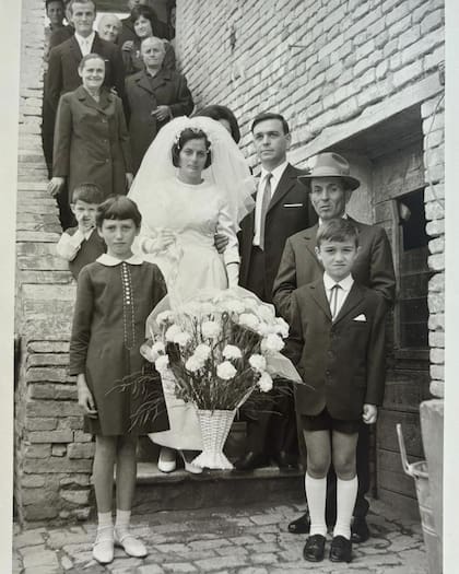 Los antepasados del empresario, en una foto de época